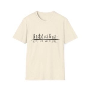 Live the Wild Life Unisex Softstyle T-Shirt - Nature Lover Tee