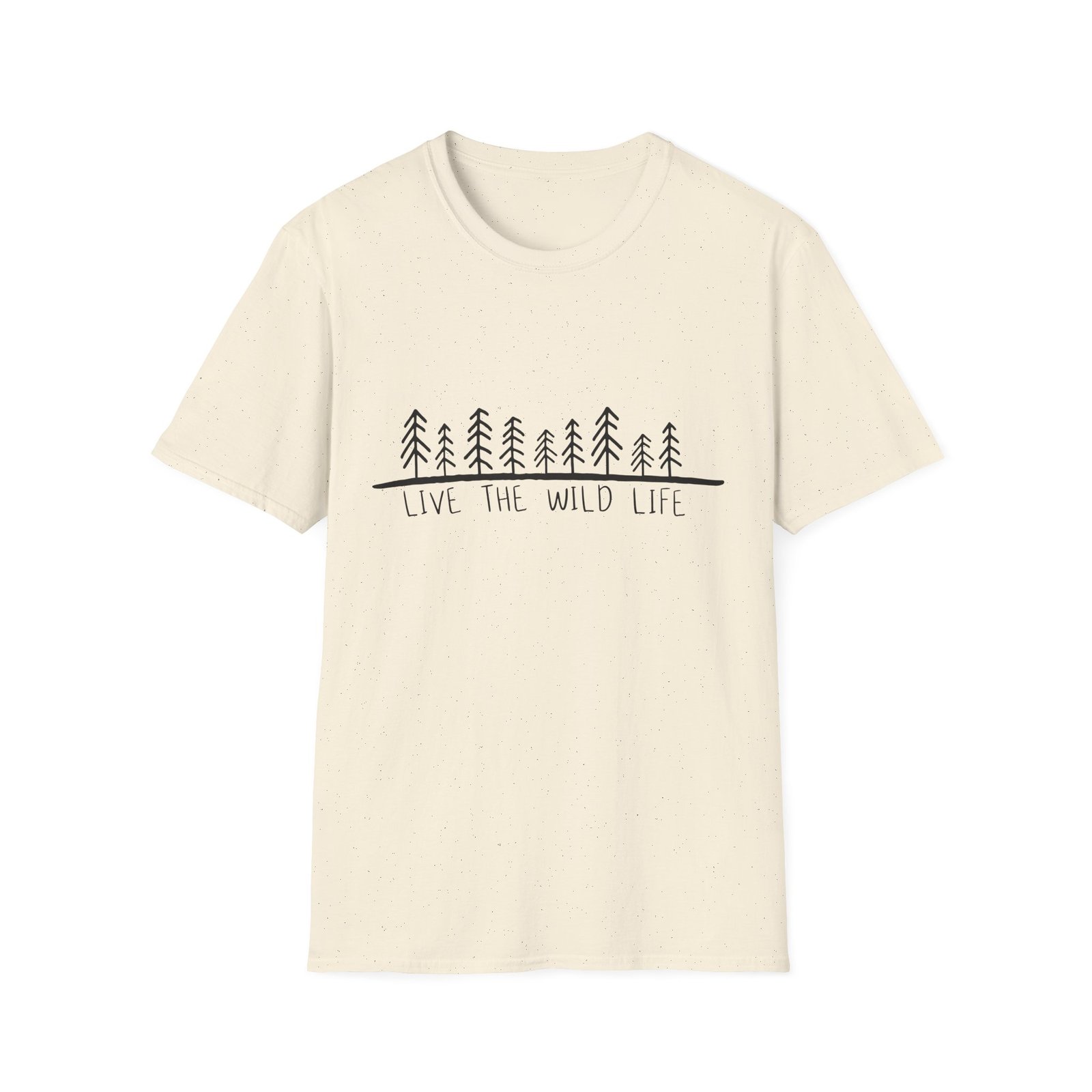 Live the Wild Life Unisex Softstyle T-Shirt - Nature Lover Tee