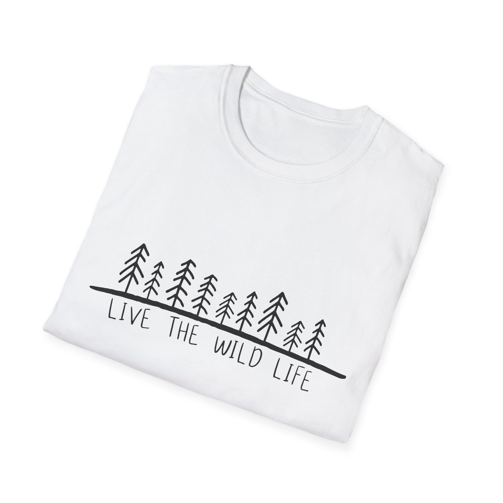 Live the Wild Life Unisex Softstyle T-Shirt - Nature Lover Tee - Image 7