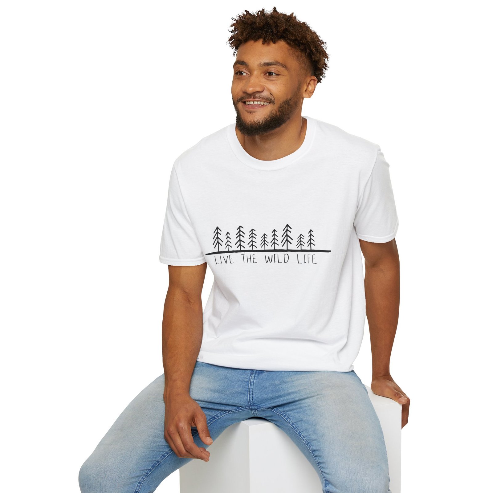 Live the Wild Life Unisex Softstyle T-Shirt - Nature Lover Tee - Image 4