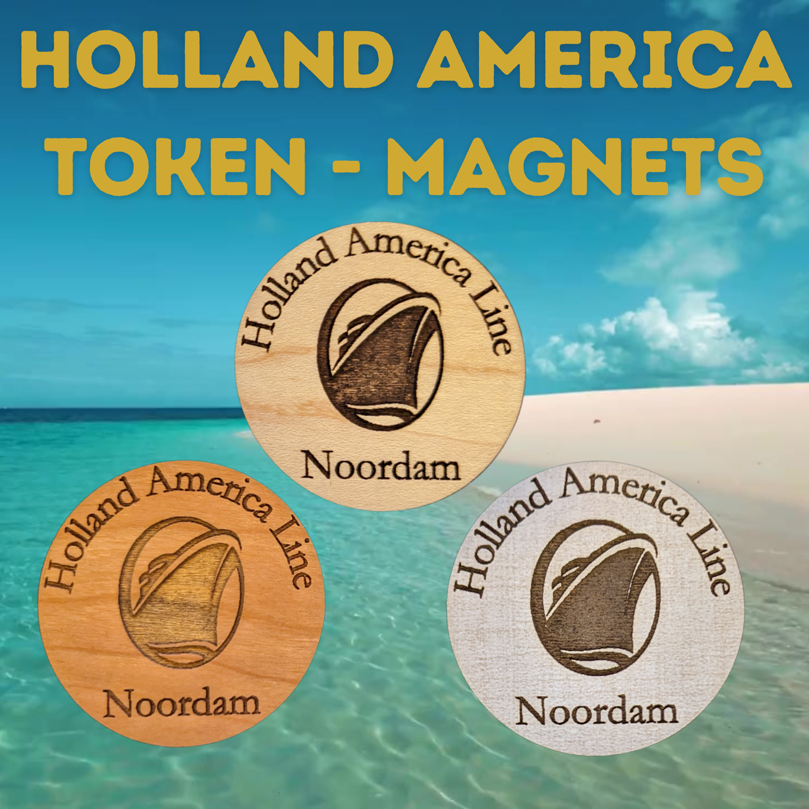 Cruise Token / Magnet - Holland America Line