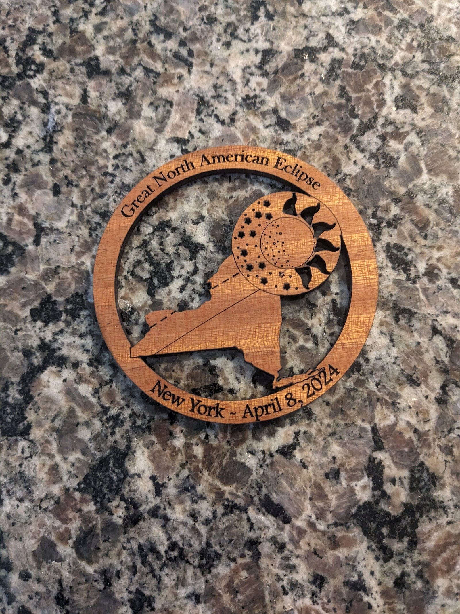 2024 Solar Eclipse Refrigerator Magnet - Image 9