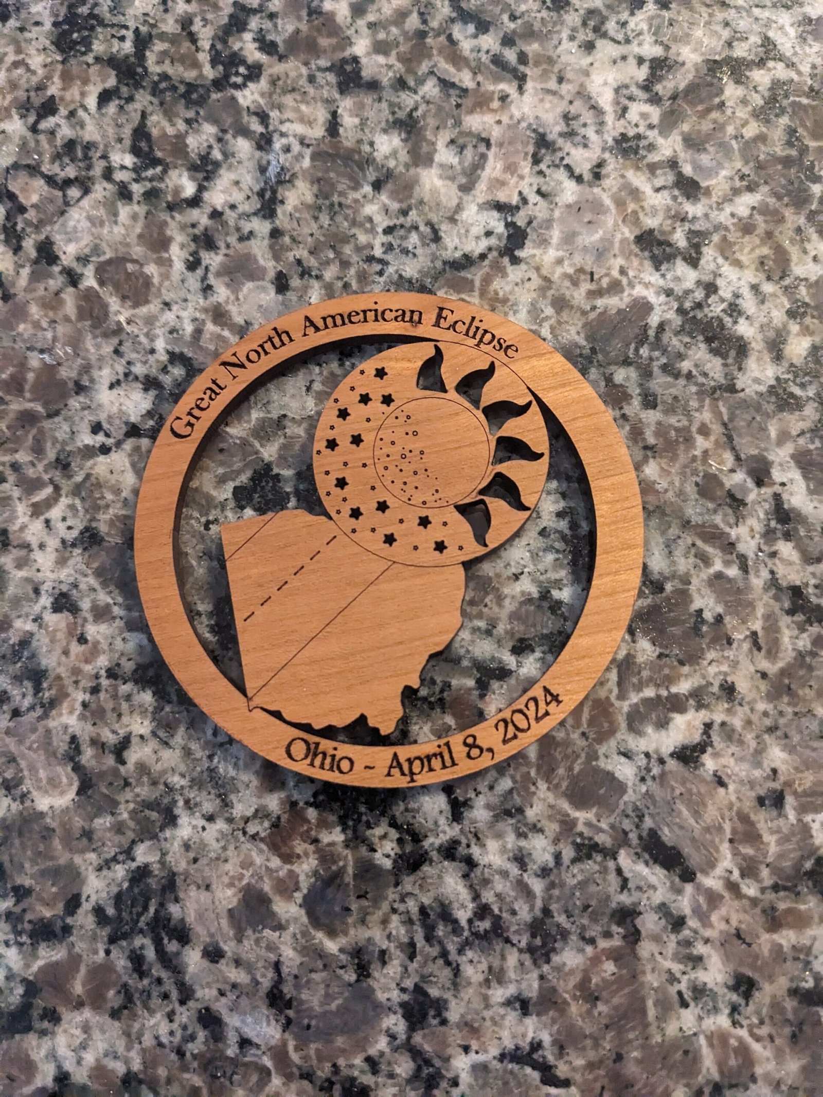 2024 Solar Eclipse Refrigerator Magnet - Image 7