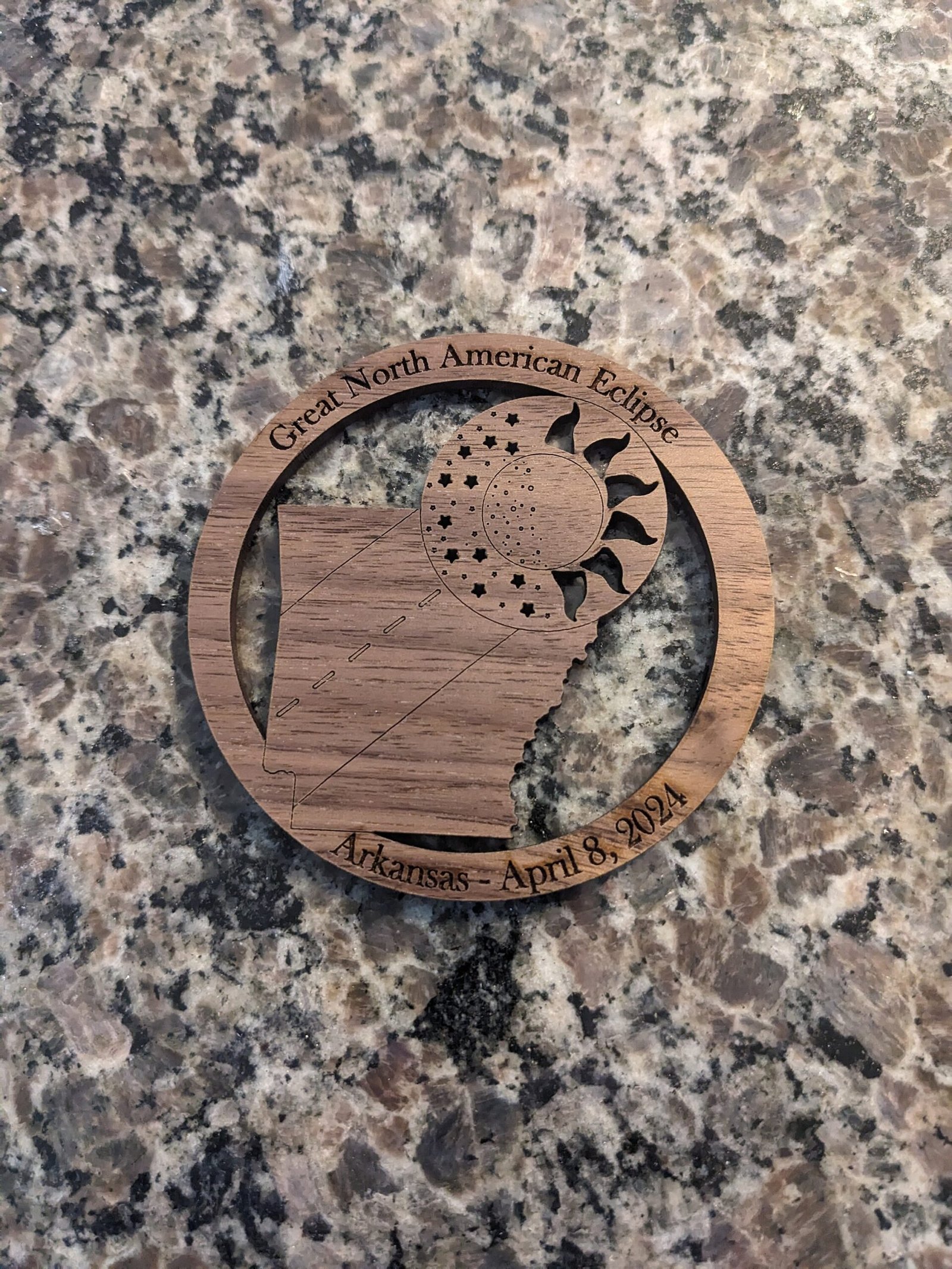 2024 Solar Eclipse Refrigerator Magnet - Image 5
