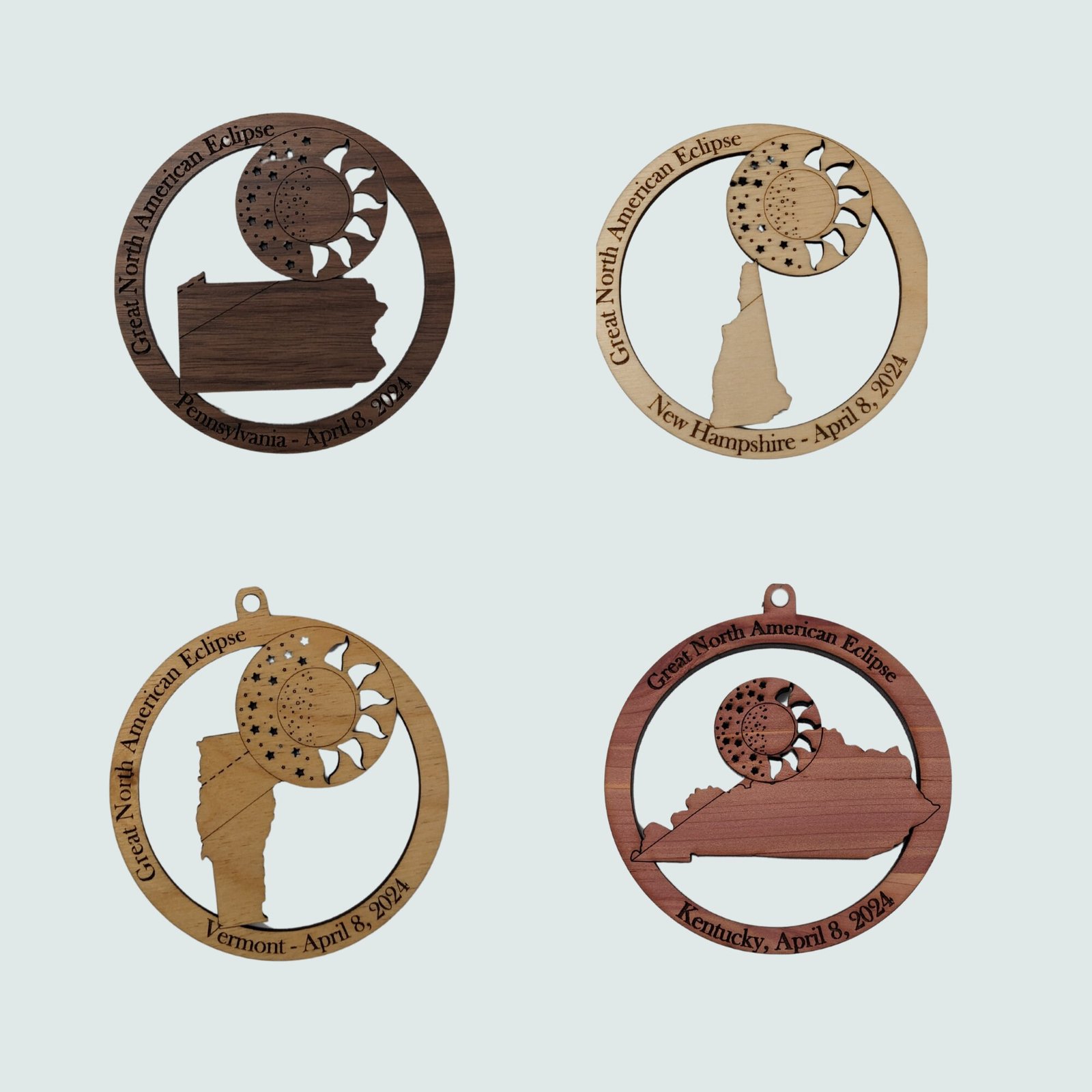 2024 Solar Eclipse Refrigerator Magnet - Image 10