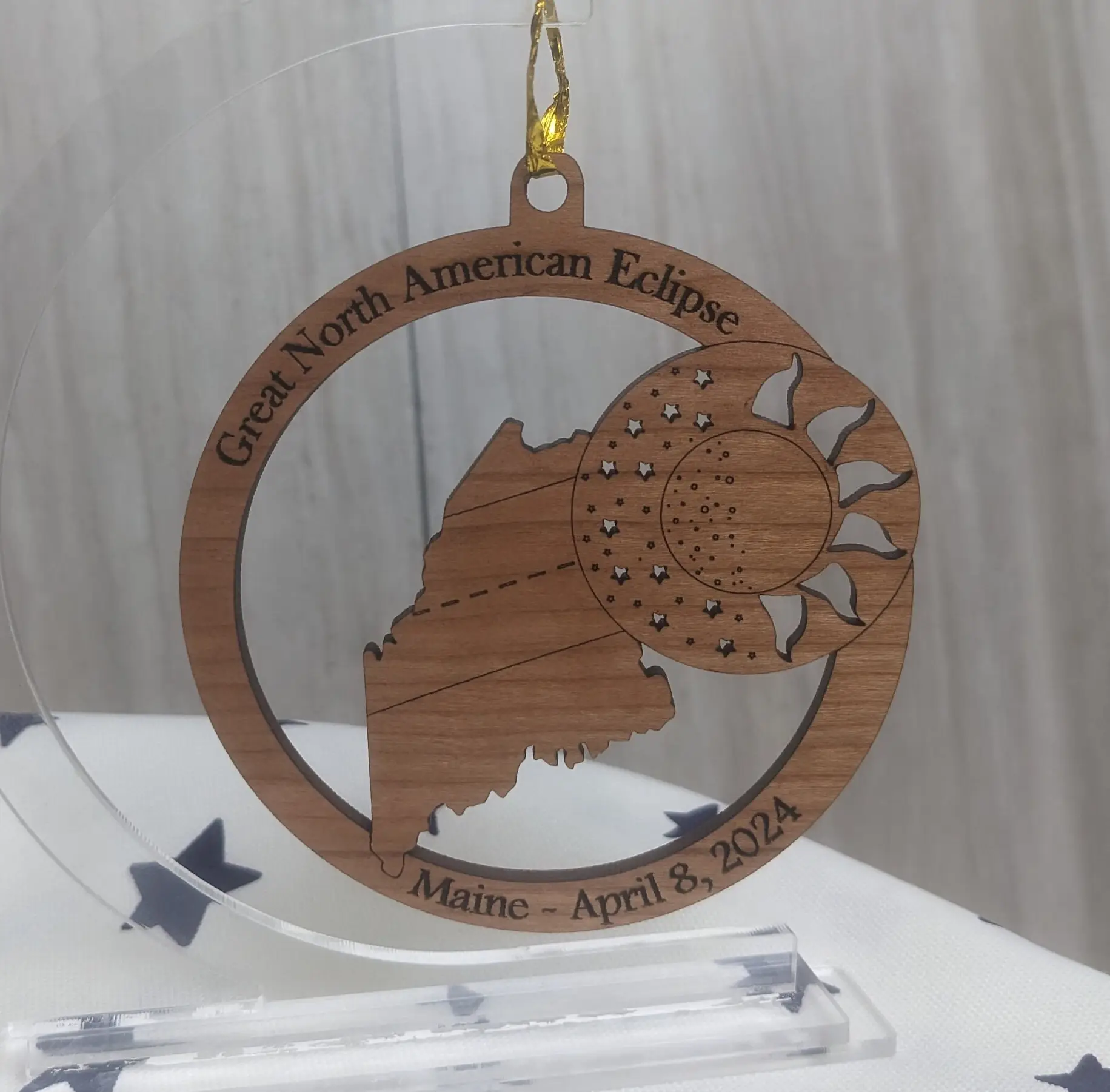 2024 Solar Eclipse Ornament - Image 3