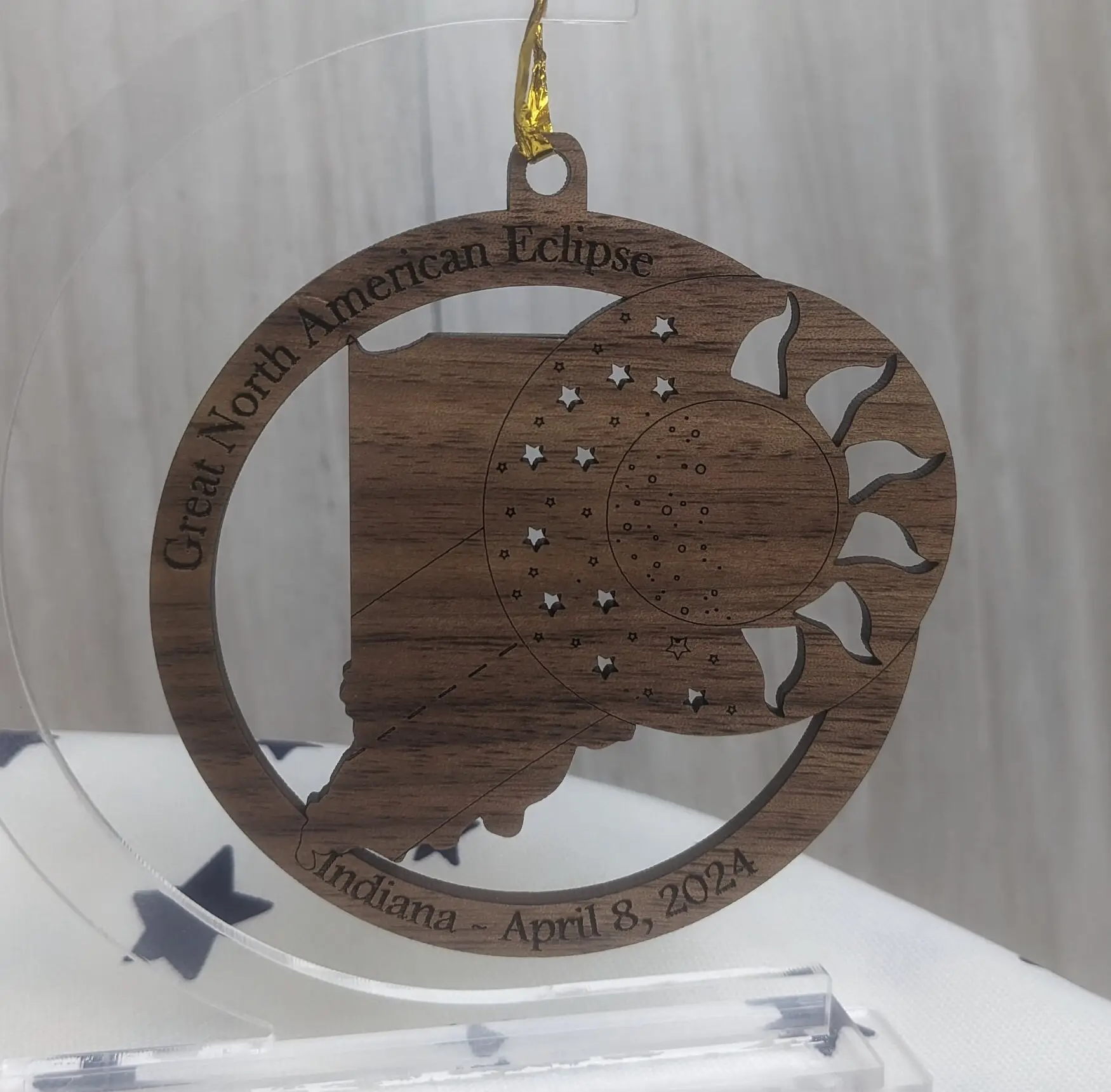2024 Solar Eclipse Ornament - Image 4