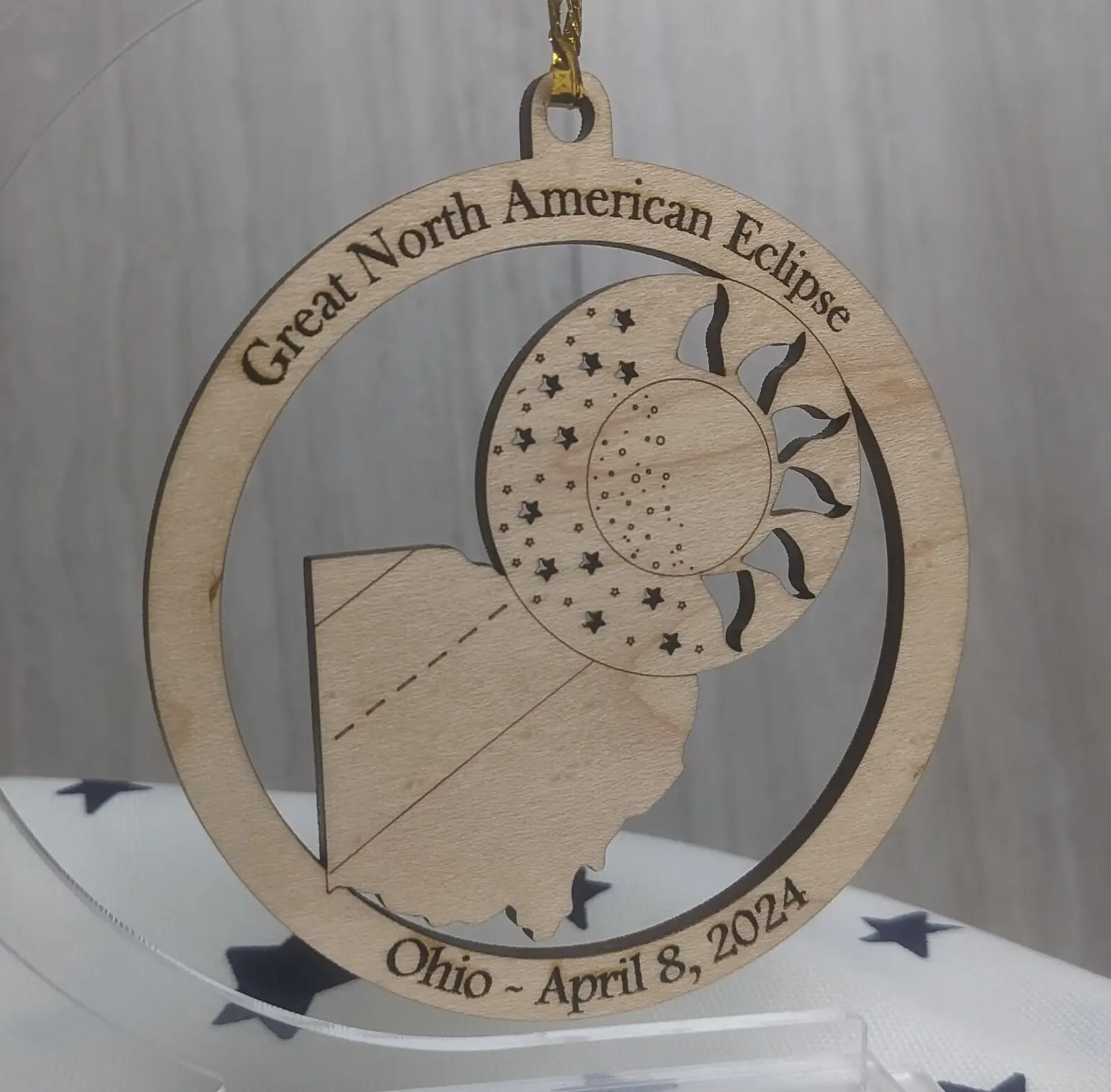 2024 Solar Eclipse Ornament - Image 5