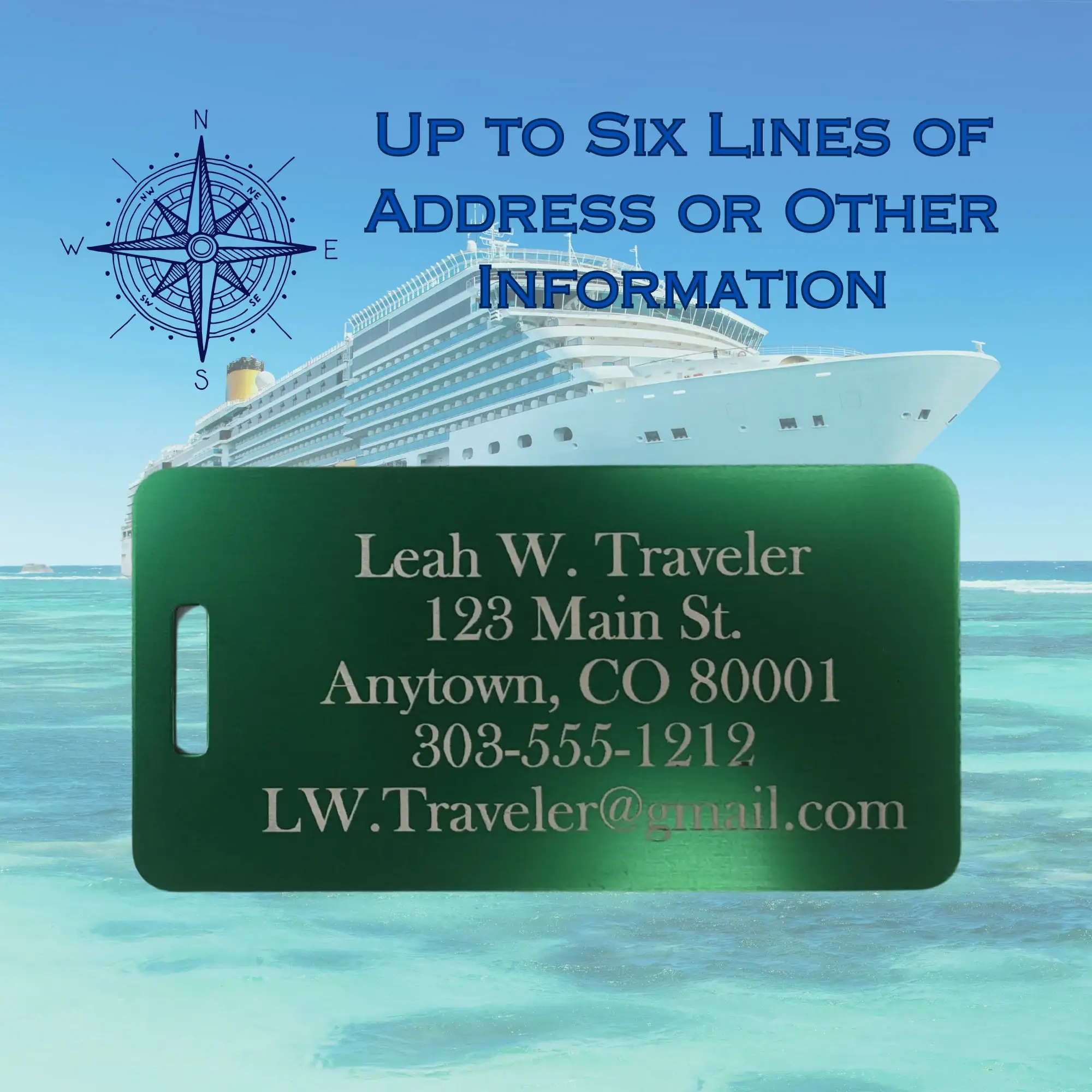 Cruising Time! - Bag Tags - Image 3