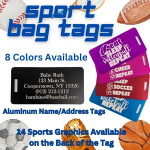 Sport Bag Tags