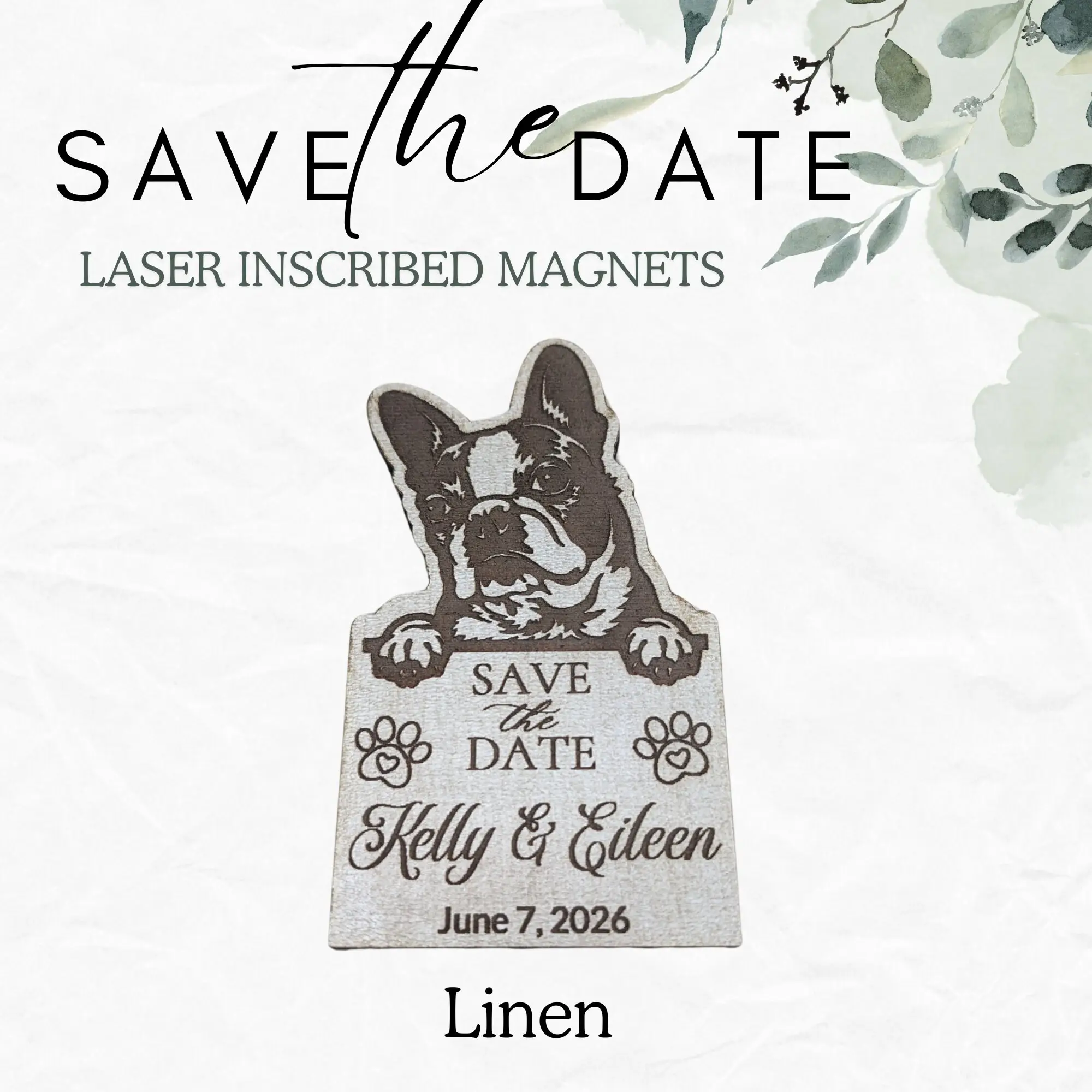 Save the Date Magnets - Dogs - Image 9