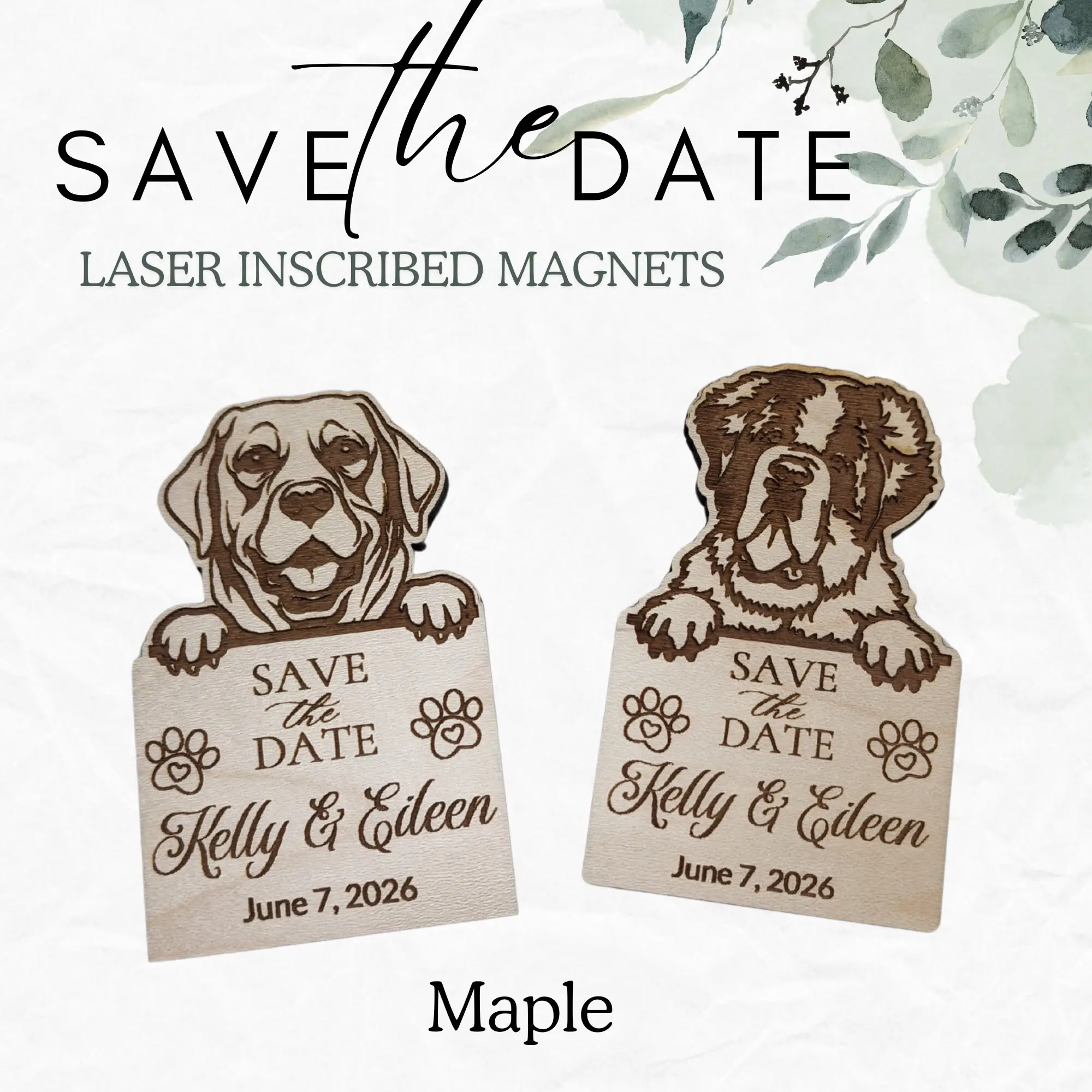 Save the Date Magnets - Dogs - Image 8