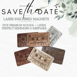 il_fullxfull.6159762693_g03q.webp Save the Date Magnets - Cassette Tape