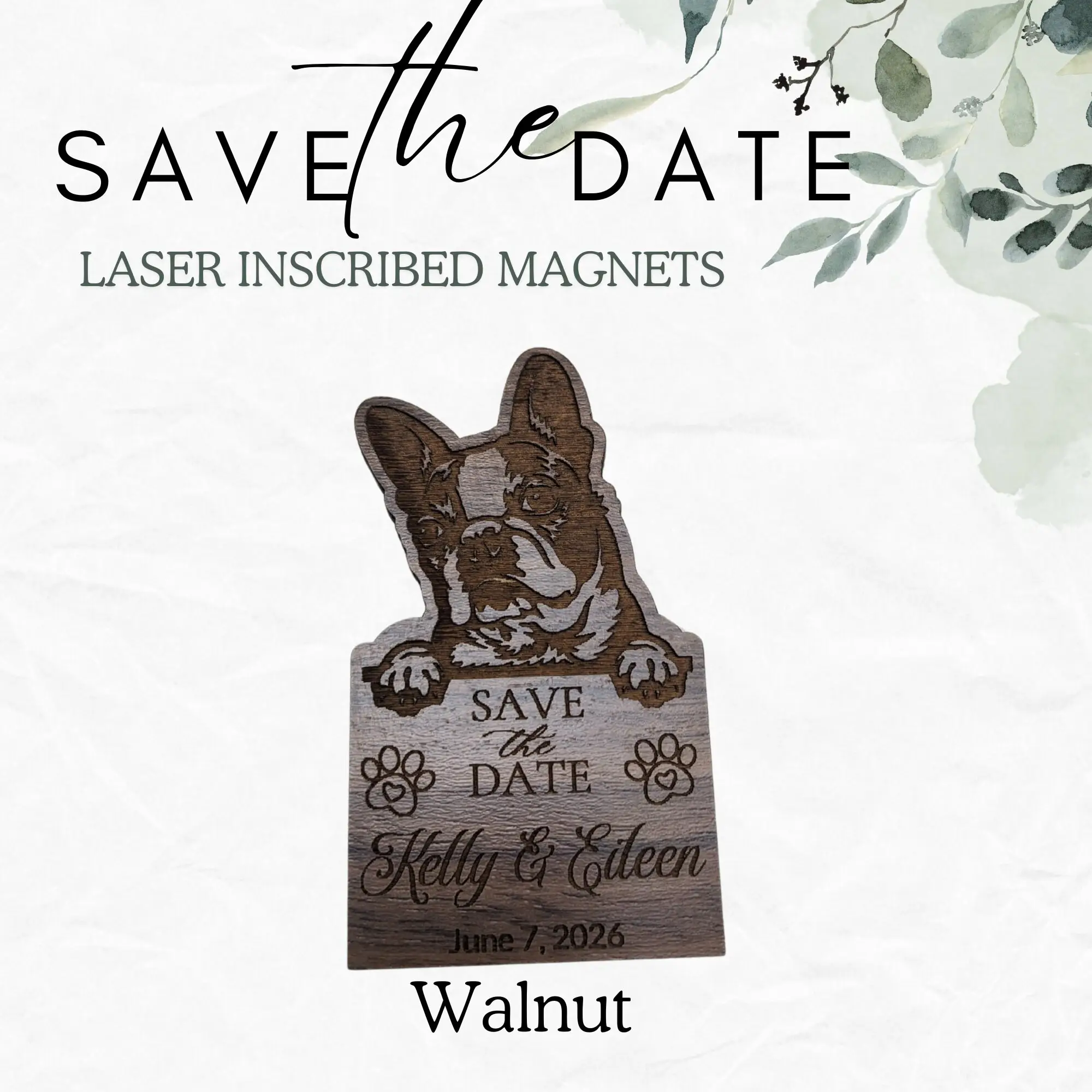 Save the Date Magnets - Dogs - Image 6