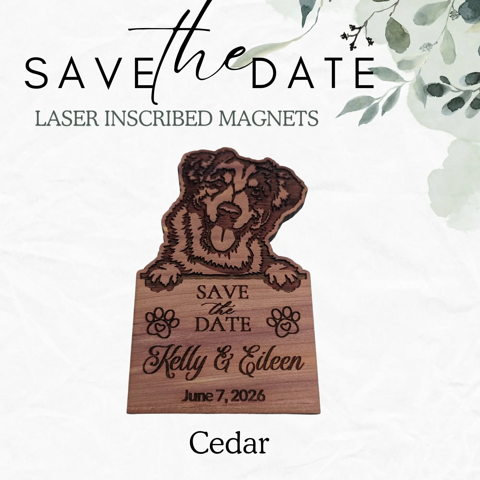 Save the Date Magnets - Dogs - Image 5