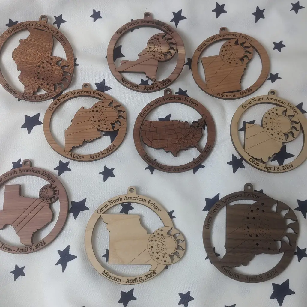 2024 Solar Eclipse Ornament