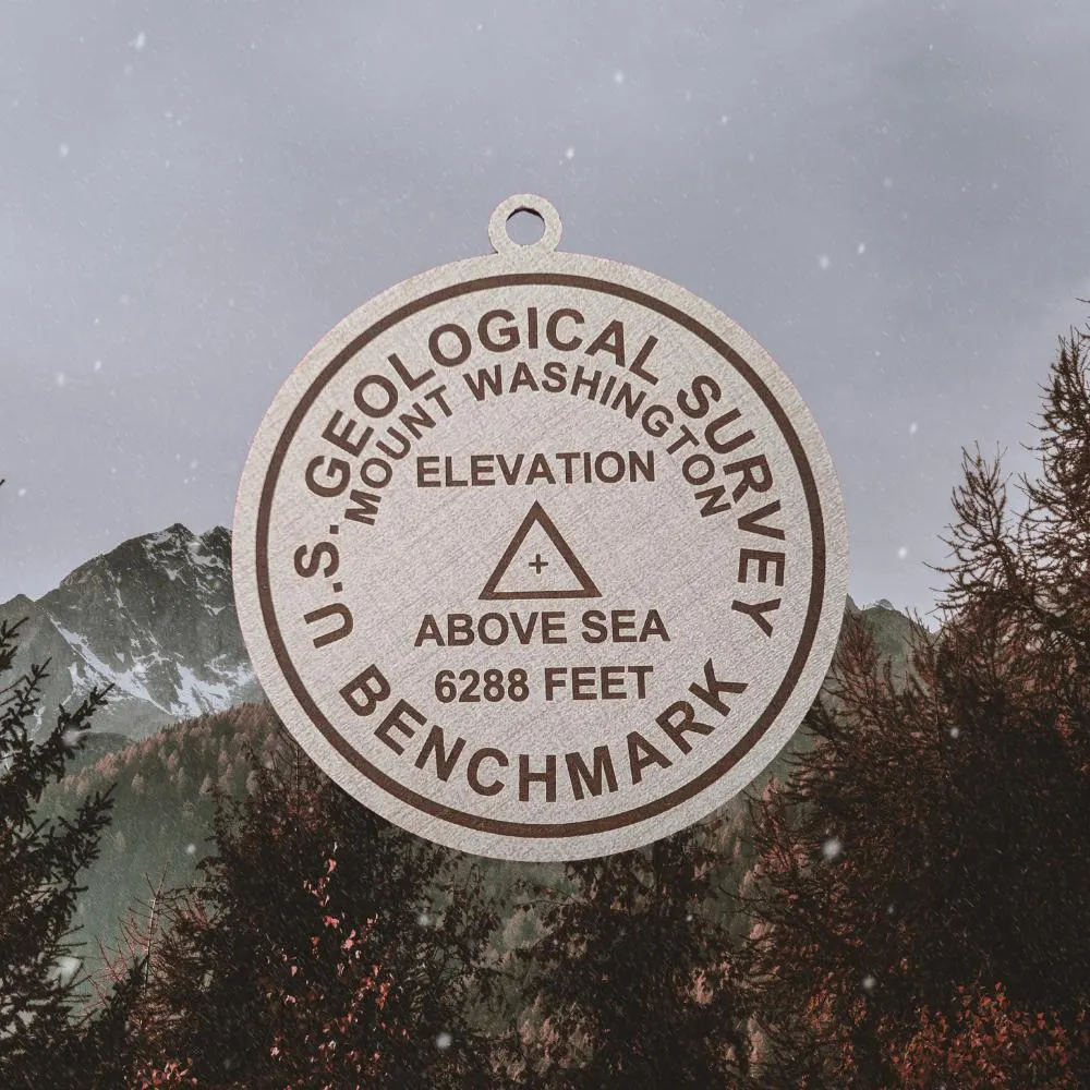 USGS Benchmark Ornament - Image 3
