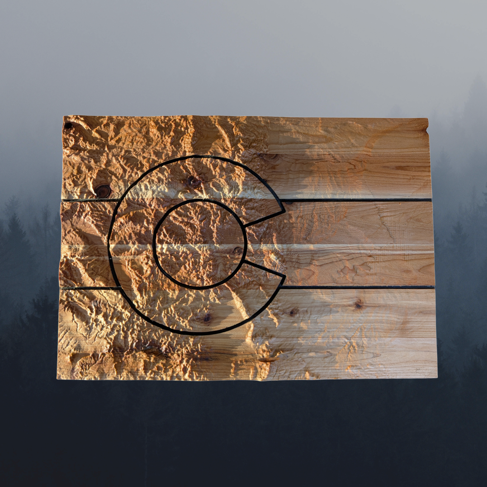 Colorado Flag Edition - Colorado 3D Topographic Map