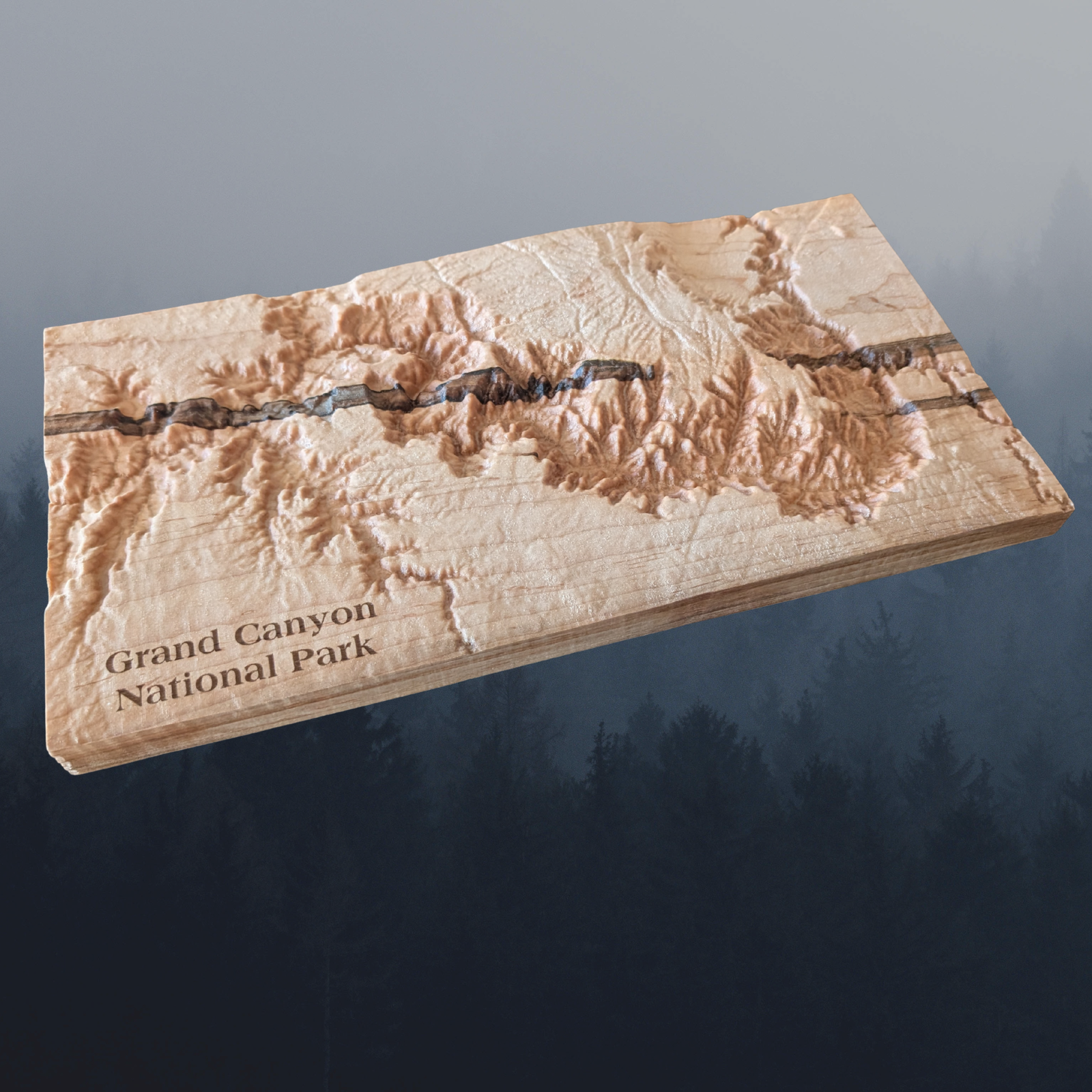 Grand Canyon National Park - Topographic Map - Image 2