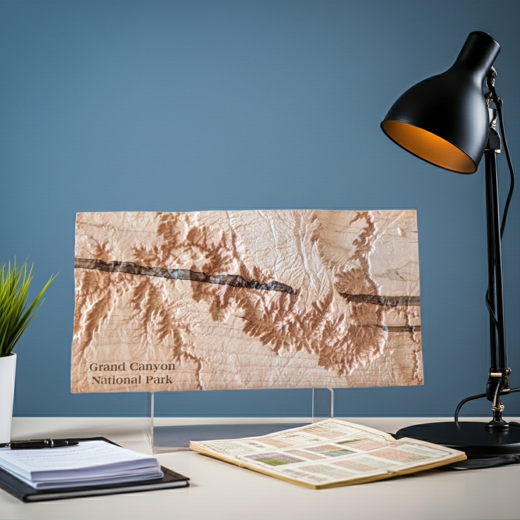 Grand Canyon National Park - Topographic Map - Image 5